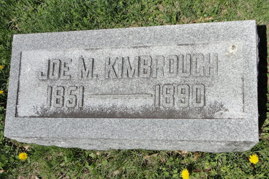 Kimbrough’s gravesite in his hometown of Cynthiana, Kentucky. findagrave.com